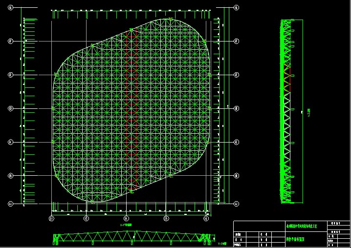 博尔塔拉蒙古自治州杭州转塘中学网架设计