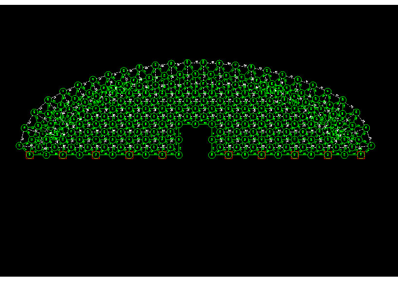 博尔塔拉蒙古自治州锡林浩特91跨，1000米长干煤棚网架设计