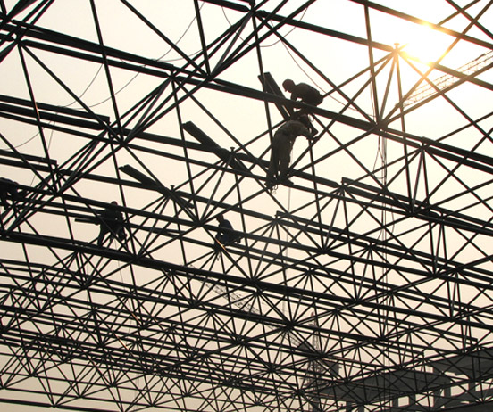 博尔塔拉蒙古自治州厂房网架安装